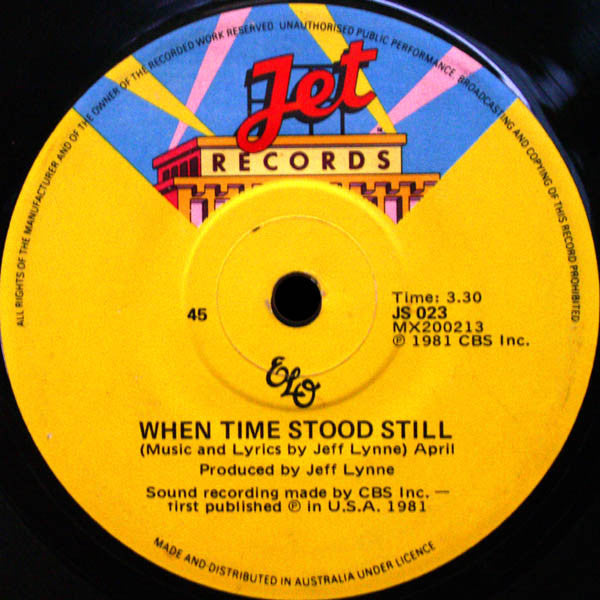 Electric Light Orchestra : Hold On Tight (7", Single)
