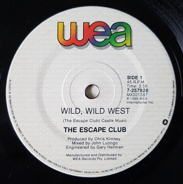 The Escape Club : Wild, Wild West (7", Single)