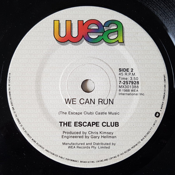 The Escape Club : Wild, Wild West (7", Single)