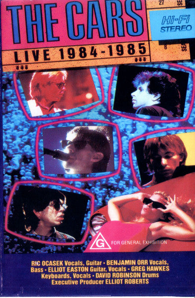 The Cars : Live 1984 - 1985 (VHS, PAL)