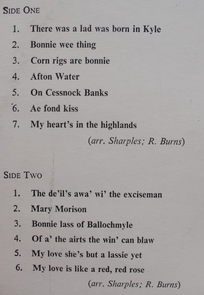 Kenneth McKellar : The Songs Of Robert Burns (LP, Mono, RP)