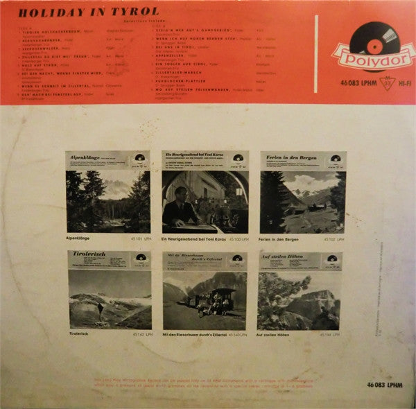Various : Holiday In Tyrol (LP, Comp)