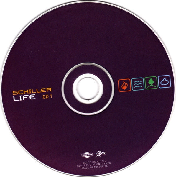 Schiller : Life (CD, Mixed + CD + DVD, PAL + Album)