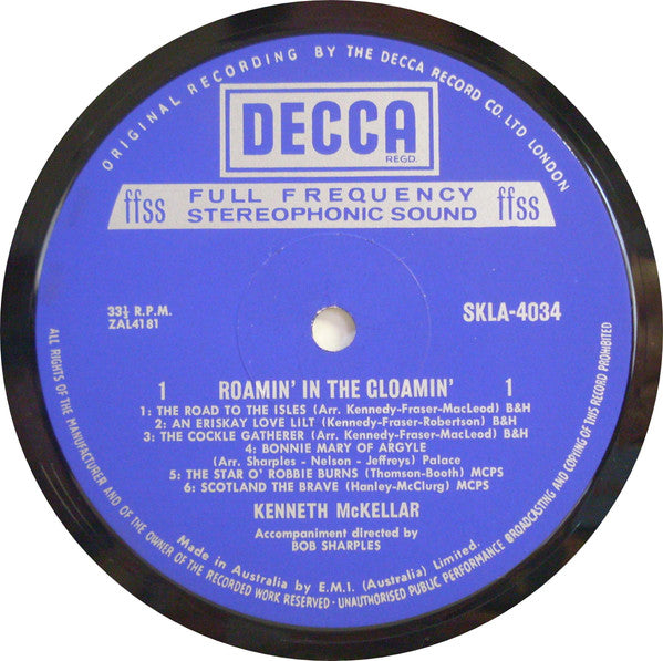 Kenneth McKellar : Roamin' In The Gloamin' (LP)