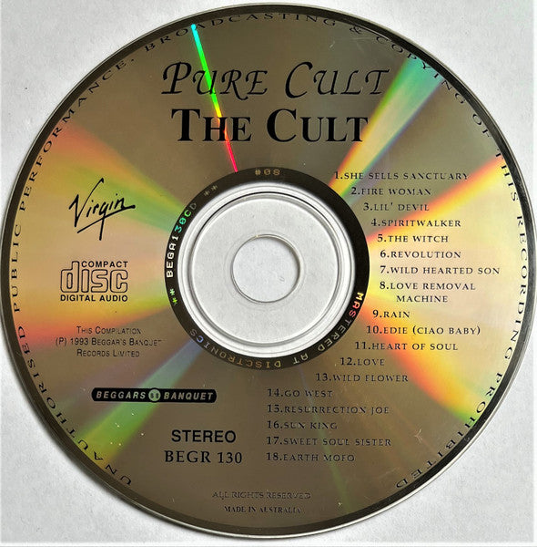 The Cult : Pure Cult (For Rockers Ravers Lovers And Sinners) (CD, Comp)