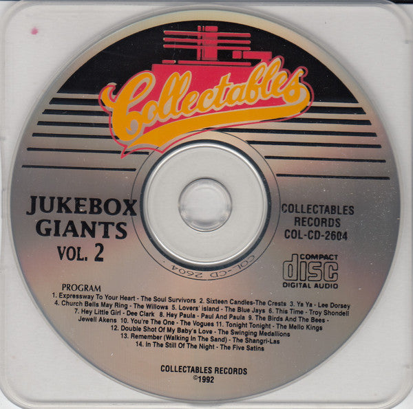 Various : WCBS FM101 Jukebox Giants (Volume 2) (CD)