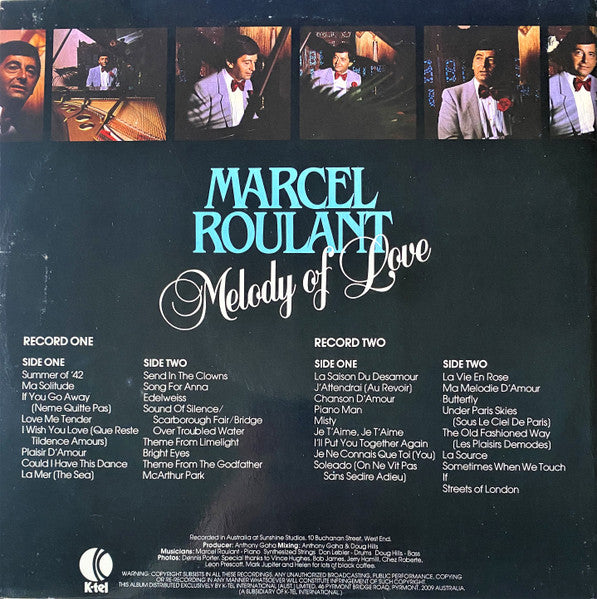 Marcel Roulant : Melody Of Love (2xLP, Album)