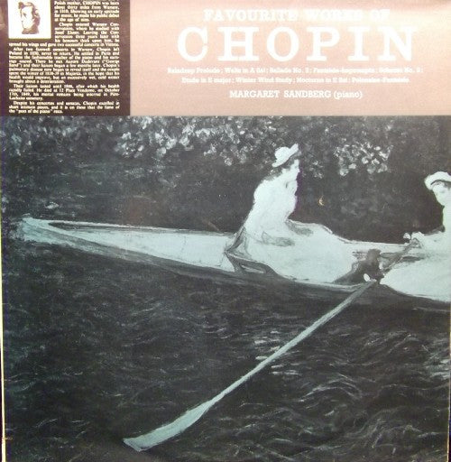 Frédéric Chopin - Margaret Sandberg : Favourite Works Of Chopin (LP)