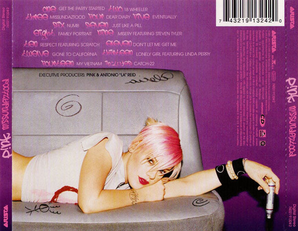 P!NK : M!ssundaztood (CD, Album, Enh, SME)