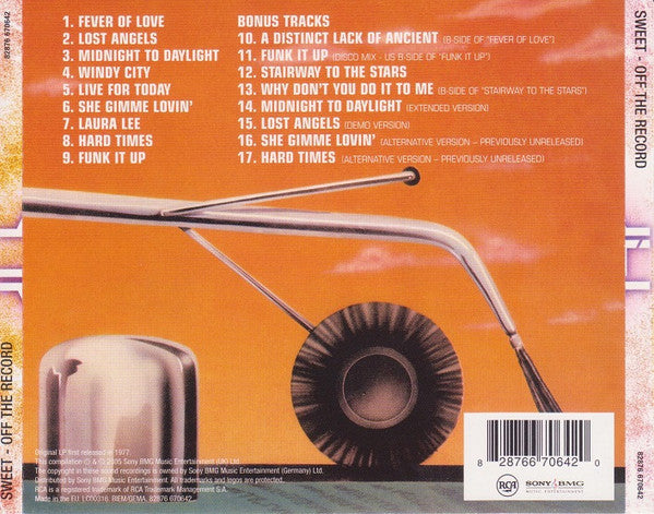 The Sweet : Off The Record (CD, Album, RE, RM)