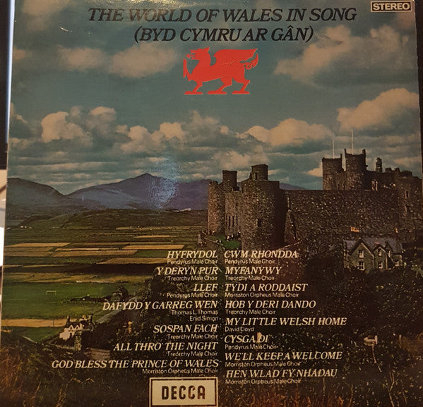 Various : The World of Wales in Song (Byd Cymru Ar Gân) (LP, Album)