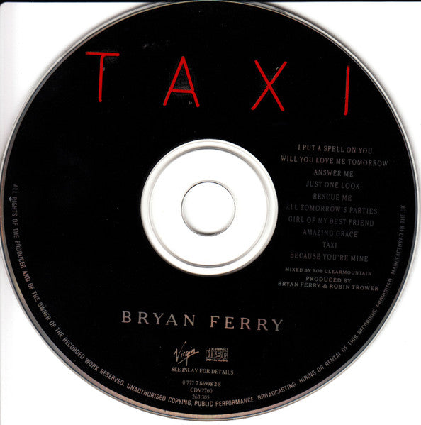 Bryan Ferry : Taxi (CD, Album)
