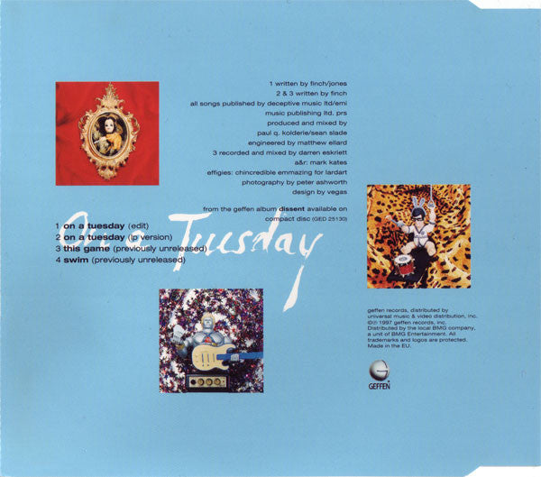Linoleum : On A Tuesday (CD, Single)