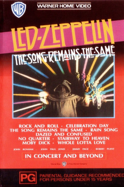 Led Zeppelin : The Song Remains The Same (VHS, RE, PAL)