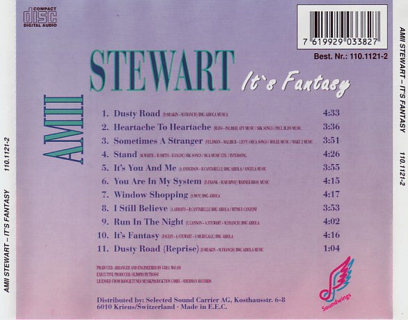Amii Stewart : It's Fantasy (CD, Album)