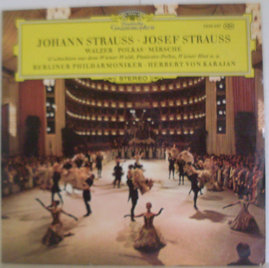 Johann Strauss Jr., Josef Strauß, Berliner Philharmoniker, Herbert von Karajan : Walzer - Polkas - Märsche (LP, Album)