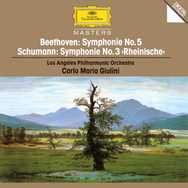 Beethoven*, Schumann*, Los Angeles Philharmonic Orchestra, Carlo Maria Giulini : Beethoven: Symphonie No. 5 / Schumann: Symphonie No.3 »Rheinische« (CD, Comp, RE, RM)