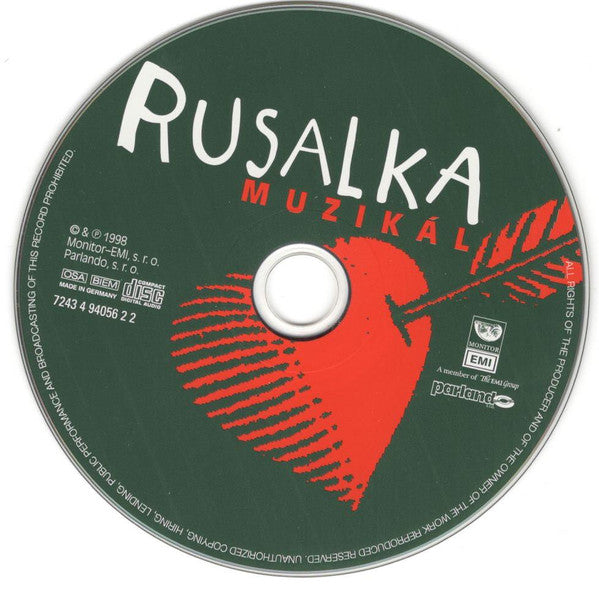 Antonín Dvořák, Jaroslav Kvapil, Michael Prostějovský, Zdeněk John : Rusalka Muzikál (CD, Album)