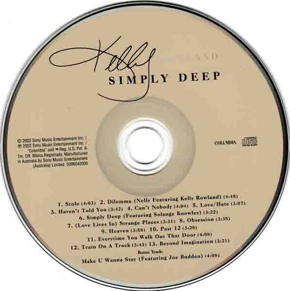 Kelly Rowland : Simply Deep (CD, Album)