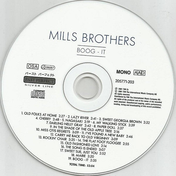 The Mills Brothers : Boog-It (CD, Comp)