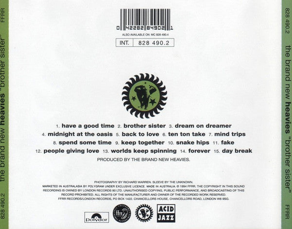 The Brand New Heavies : Brother Sister (CD, Album)