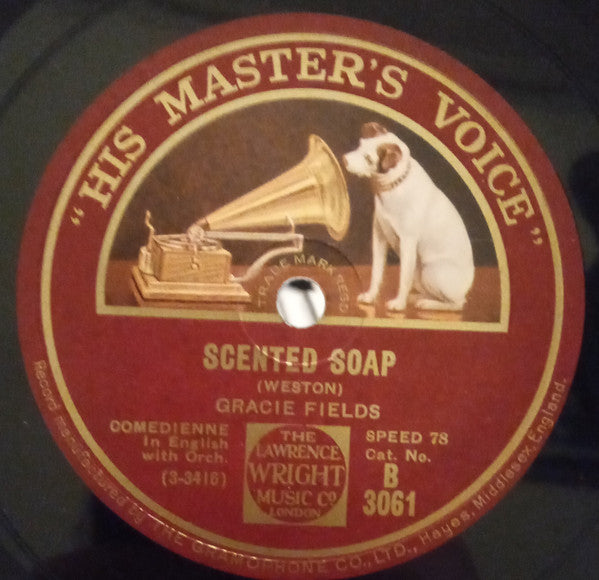Gracie Fields : Nagasaki / Scented Soap (Shellac, 10")