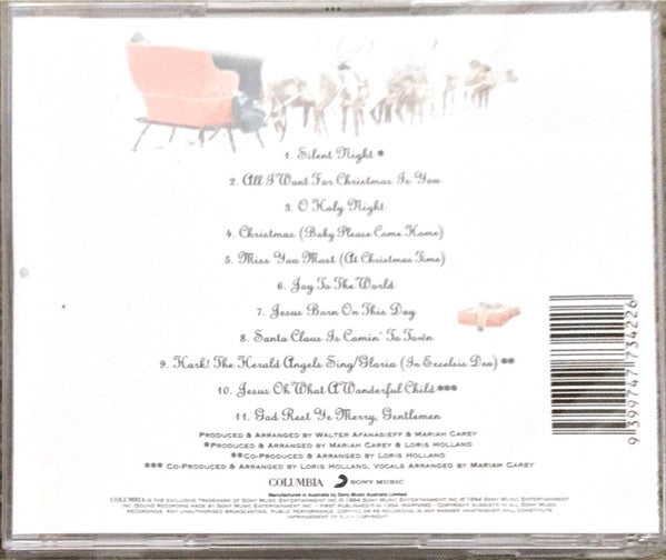 Mariah Carey : Merry Christmas (CD, Album, RE)