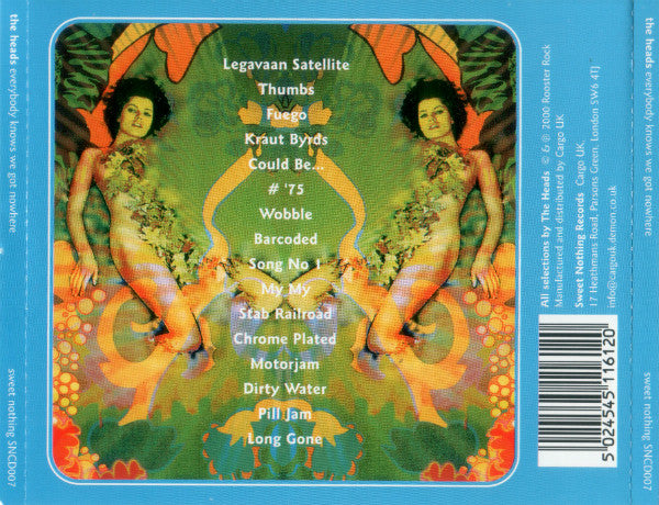 The Heads (2) : Everybody Knows We Got Nowhere (CD, Album)