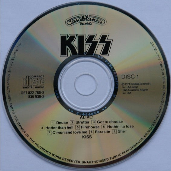 Kiss : Alive! (2xCD, Album + CD, EP + Ltd)