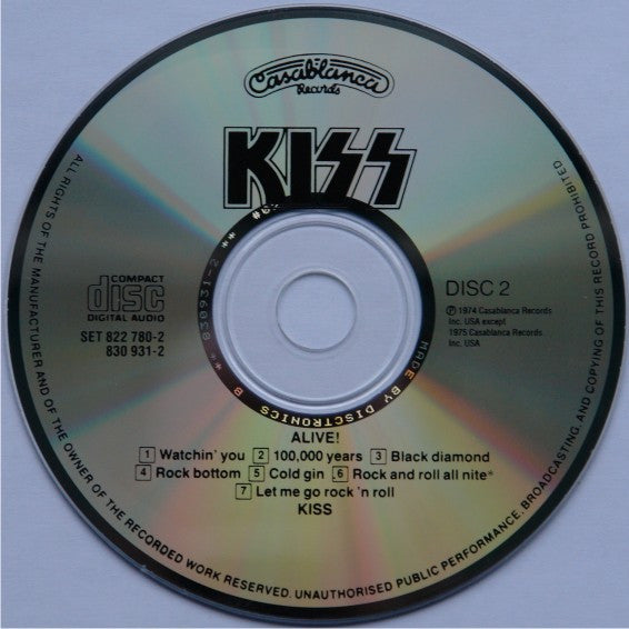 Kiss : Alive! (2xCD, Album + CD, EP + Ltd)