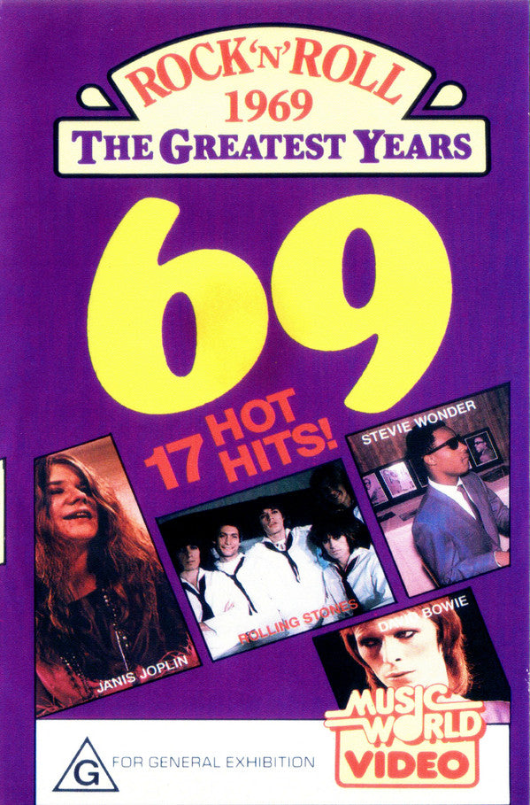 Various : 69 (17 Hot Hits!) (VHS, Comp)