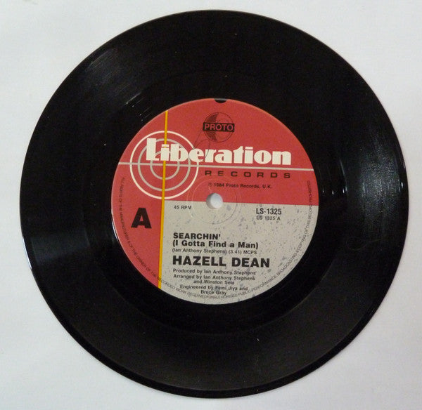 Hazell Dean : Searchin' (I Gotta Find A Man) (7", Single)