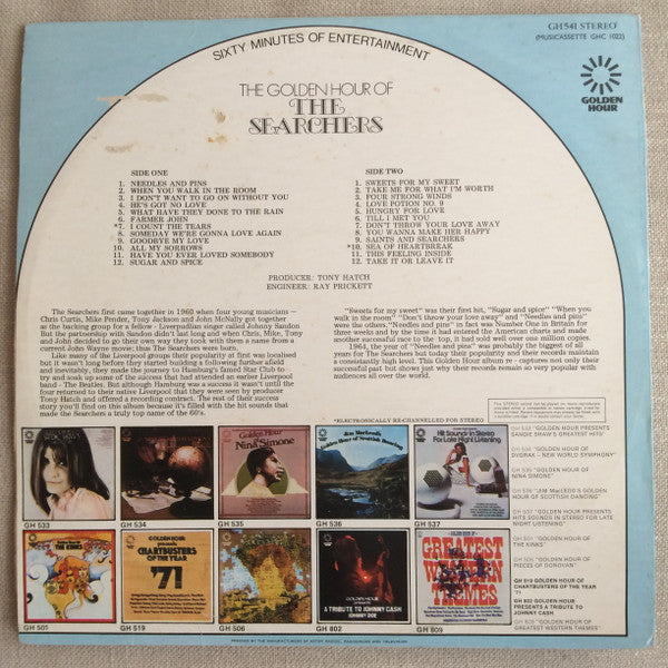 The Searchers : The Golden Hour Of The Searchers (LP, Comp)