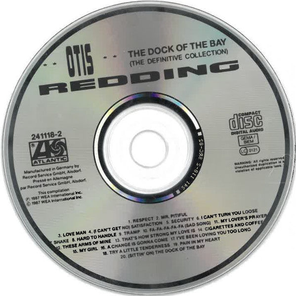 Otis Redding : The Dock Of The Bay - The Definitive Collection (CD, Comp, SRC)