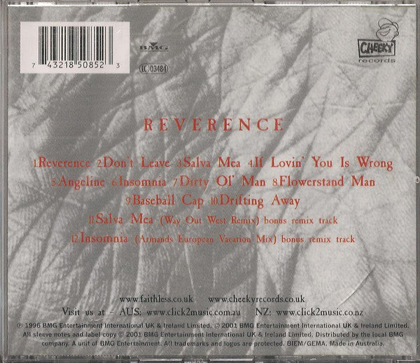 Faithless : Reverence (CD, Album, RE, S/Edition)