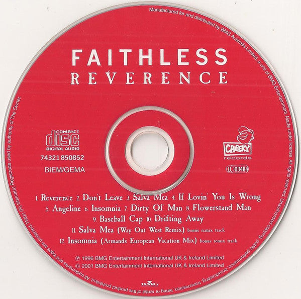 Faithless : Reverence (CD, Album, RE, S/Edition)