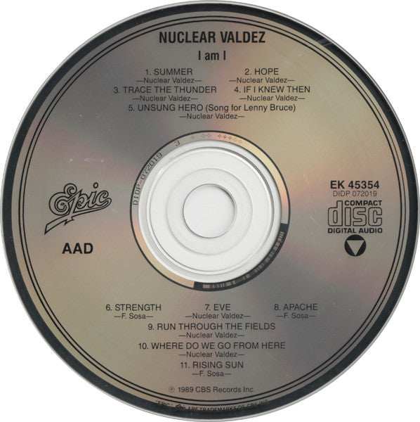 Nuclear Valdez : I Am I (CD, Album)
