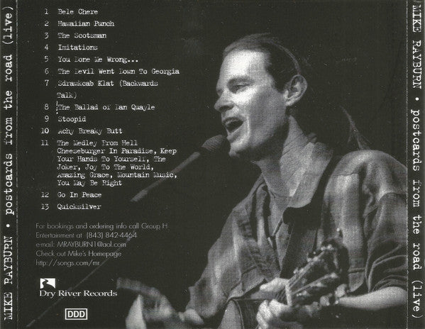 Mike Rayburn (2) : Postcards From The Road (Live) (CD, Album)