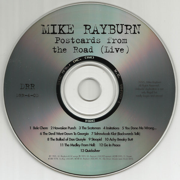 Mike Rayburn (2) : Postcards From The Road (Live) (CD, Album)