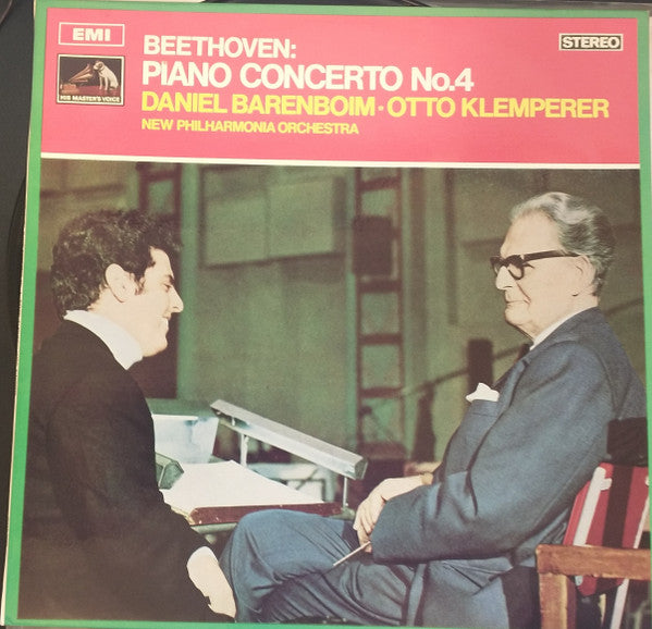 Daniel Barenboim, Otto Klemperer, New Philharmonia Orchestra - Beethoven* : Piano Concerto No. 4  (LP)
