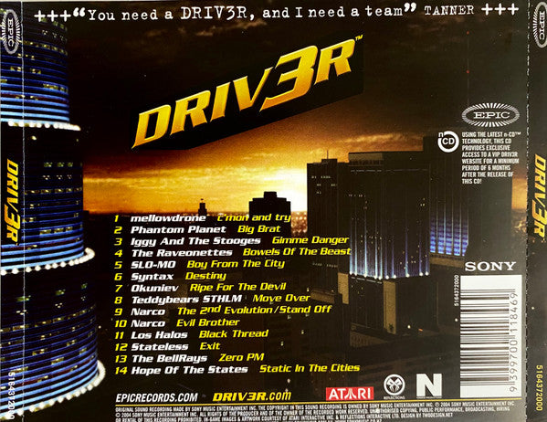 Various : Driv3r - The Soundtrack (CD, Comp, Enh)
