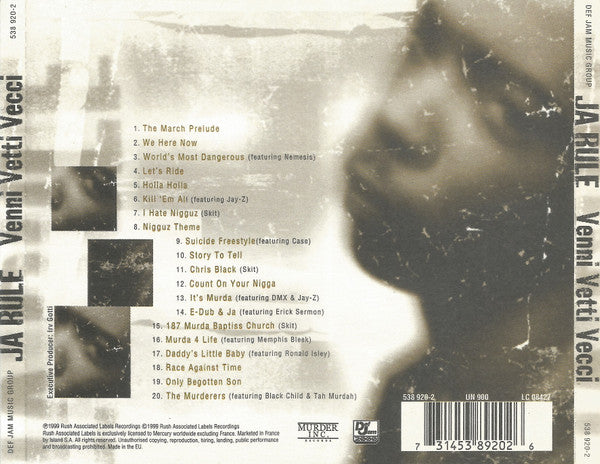 Ja Rule : Venni Vetti Vecci (CD, Album)