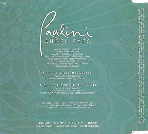 Paulini : Angel Eyes (CD, Single)