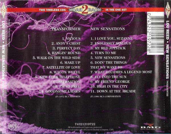 Lou Reed : Transformer / New Sensations (CD, Album, RE + CD, Album, RE + Comp)