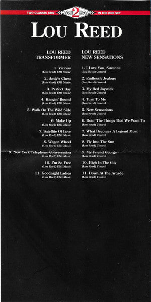 Lou Reed : Transformer / New Sensations (CD, Album, RE + CD, Album, RE + Comp)