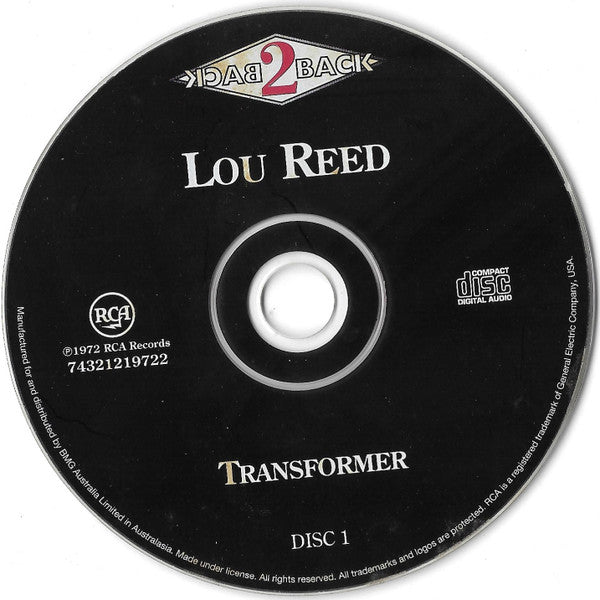 Lou Reed : Transformer / New Sensations (CD, Album, RE + CD, Album, RE + Comp)