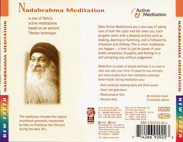 Deuter : Nadabrahma (CD, Album)
