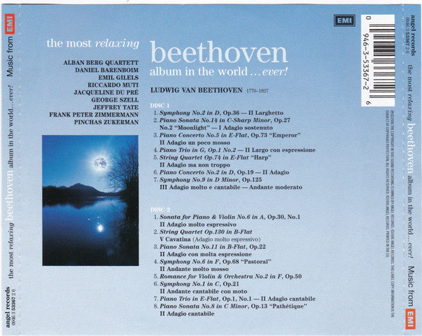 Various : The Most Relaxing Beethoven Album In The World...Ever! (CD, Comp)