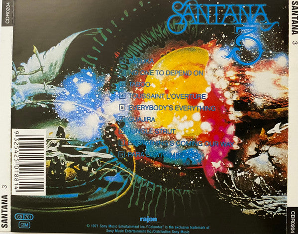 Santana : 3 (CD, Album, RE)