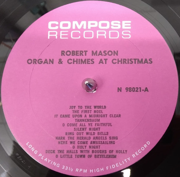Robert Mason (5) : Organ and Chimes for Christmas (LP)